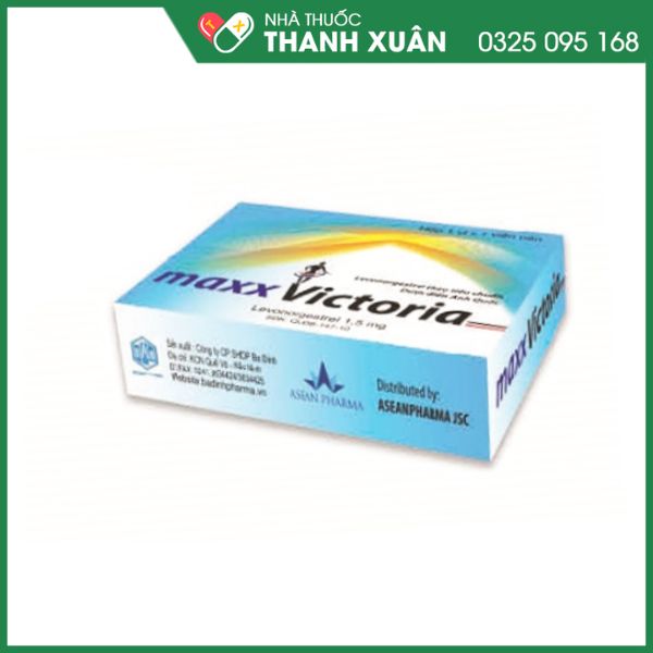 Maxx Victoria thuốc tránh thai khẩn cấp